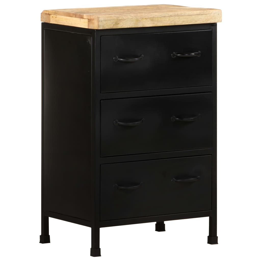 Dressoir 47x35x76 cm ruw mangohout