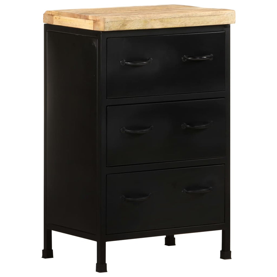 Dressoir 47x35x76 cm ruw mangohout