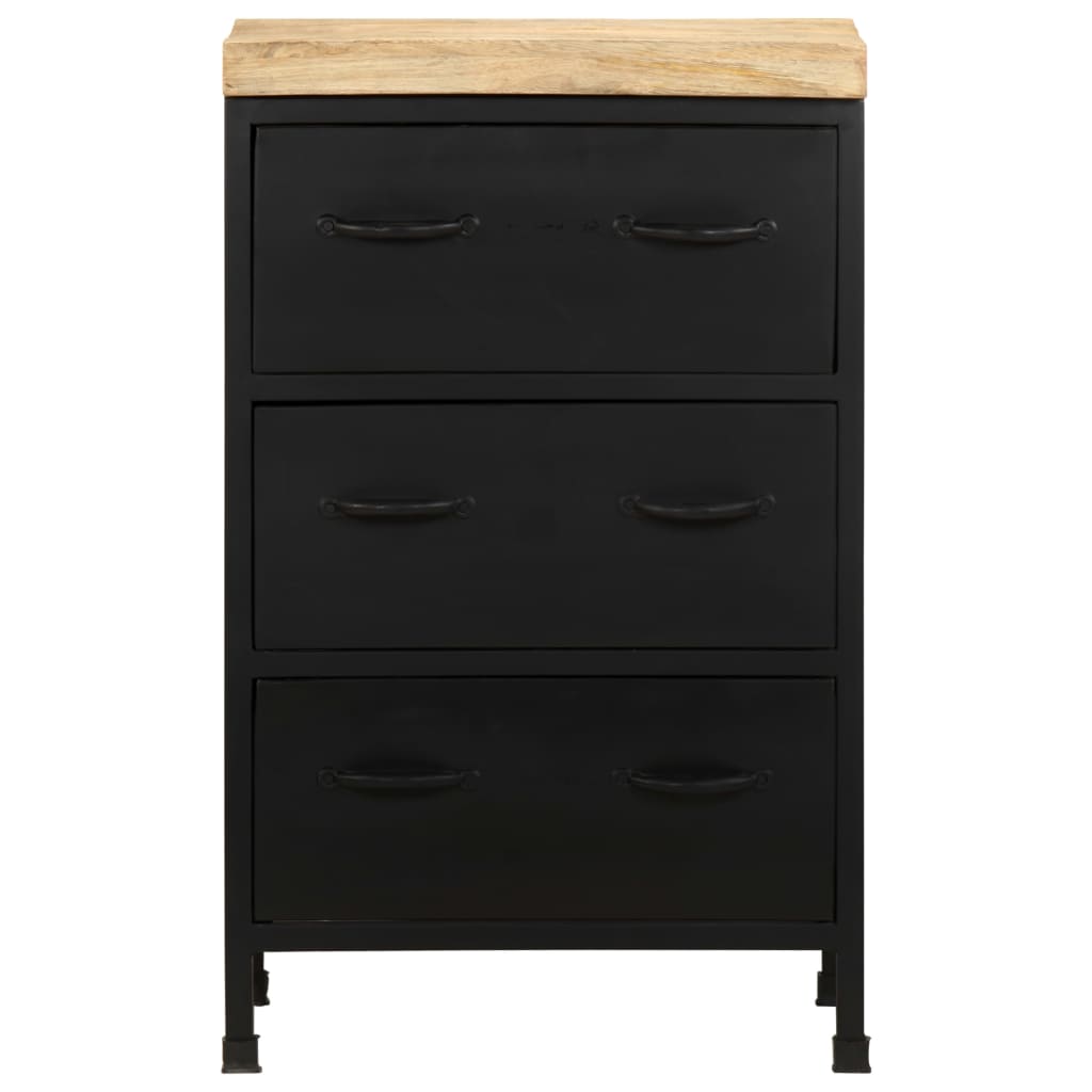 Dressoir 47x35x76 cm ruw mangohout