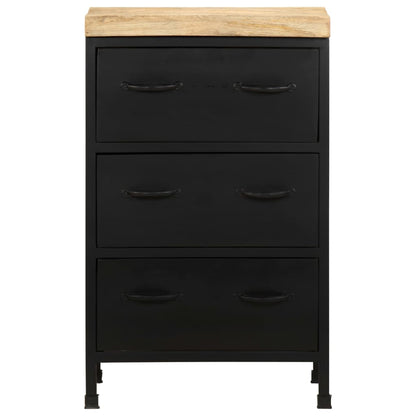 Dressoir 47x35x76 cm ruw mangohout