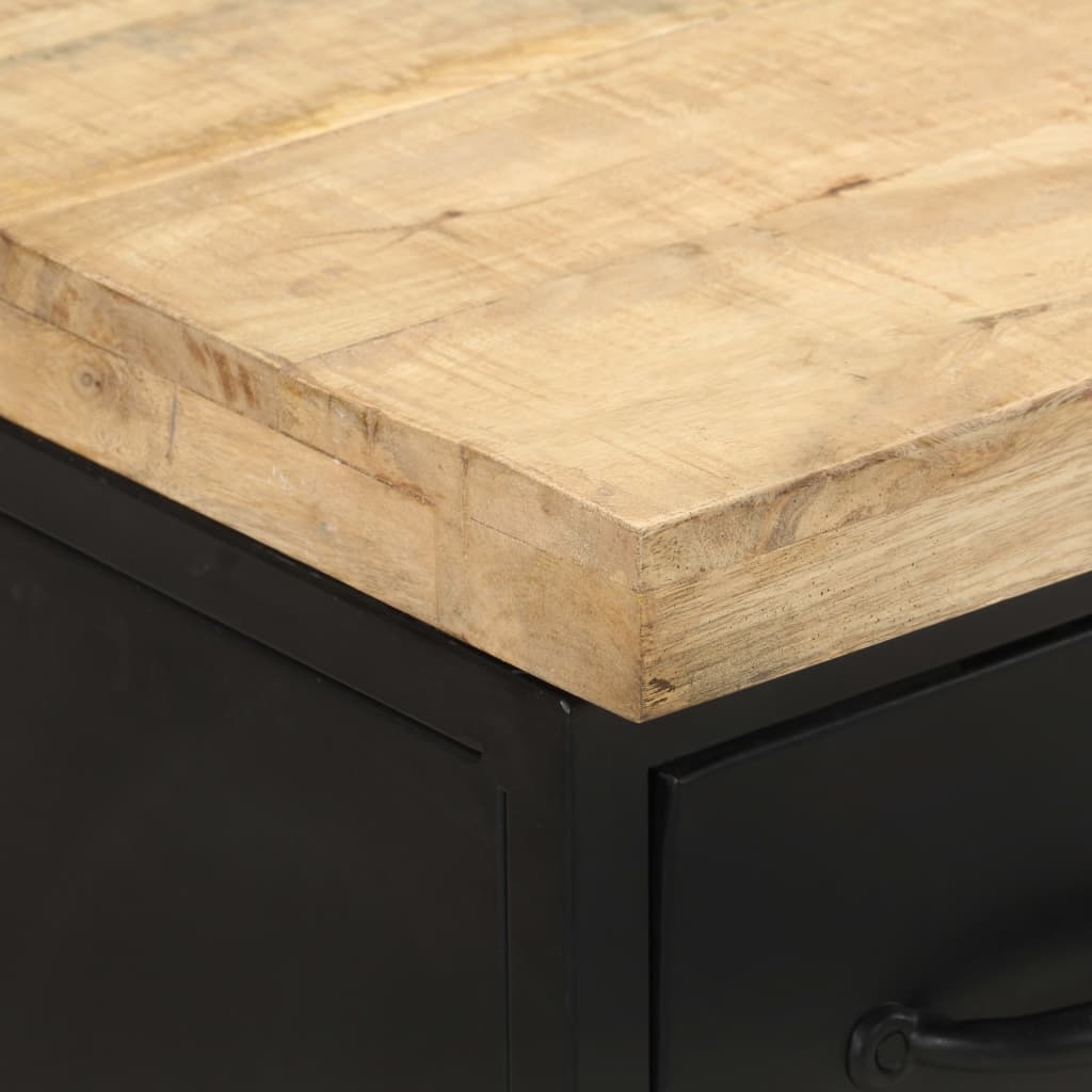 Dressoir 47x35x76 cm ruw mangohout