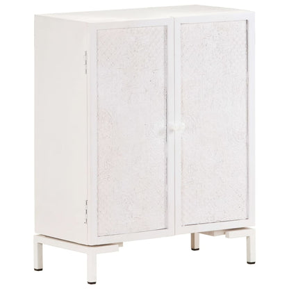 Dressoir Massief Mangohout 60 x 30 x 76 cm Wit