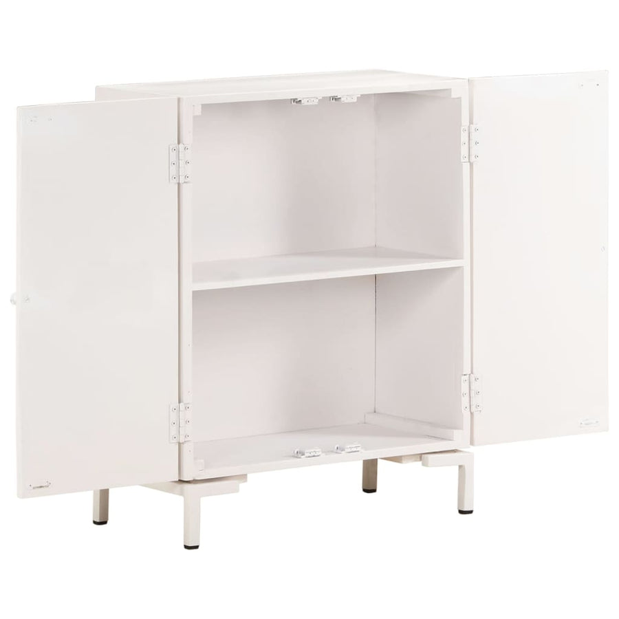 Dressoir Massief Mangohout 60 x 30 x 76 cm Wit