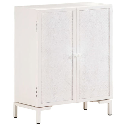 Dressoir Massief Mangohout 60 x 30 x 76 cm Wit