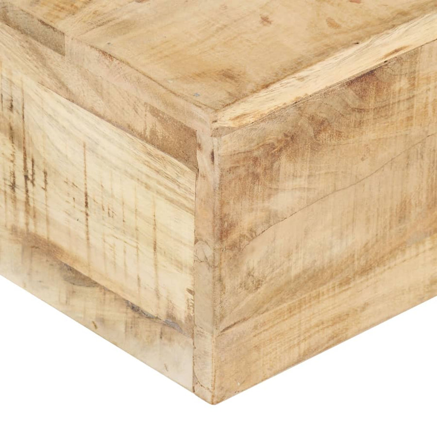 Salontafel 80 x 80 x 28 cm massief mangohout