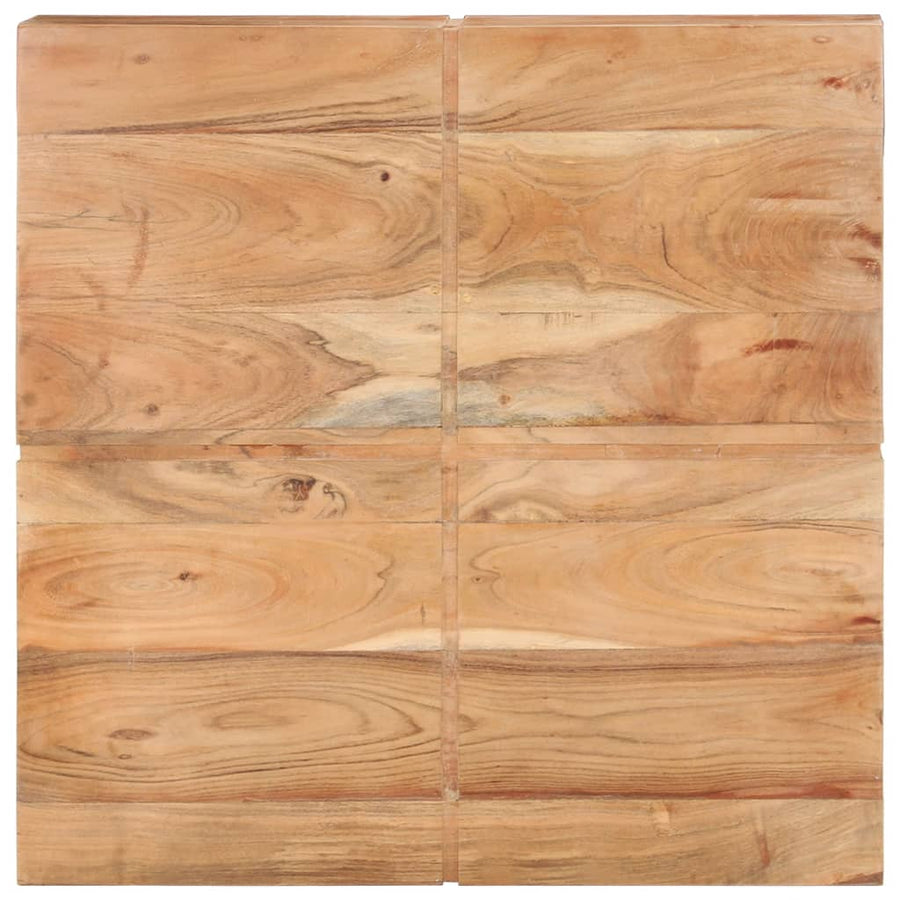 Salontafel 80 x 80 x 28 cm Massief acaciahout