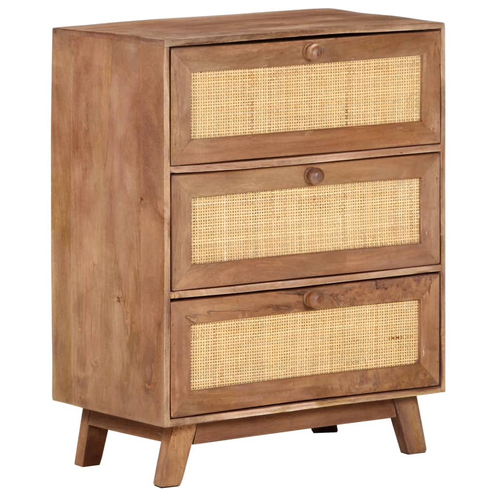 Dressoir 61X35X76 Cm Massief Mangohout