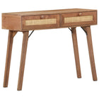 Console table 100x35x76 cm solid mango wood