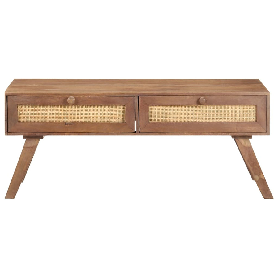 Salontafel 100x60x40 cm massief mangohout