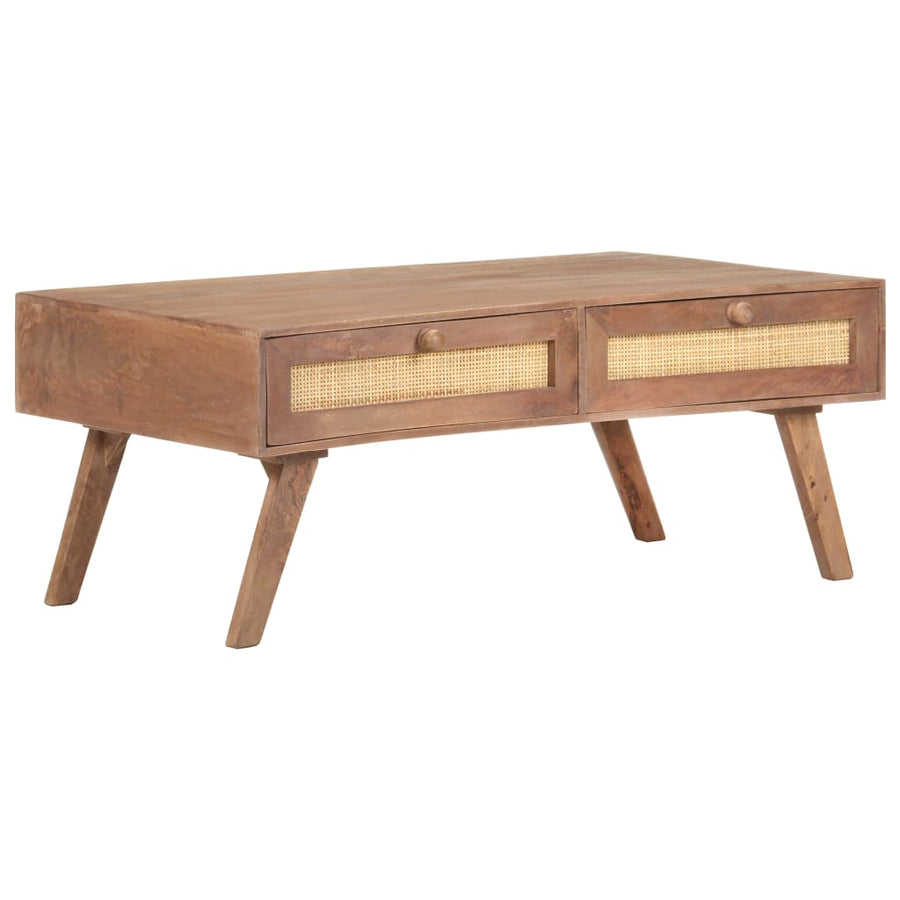 Salontafel 100x60x40 cm massief mangohout