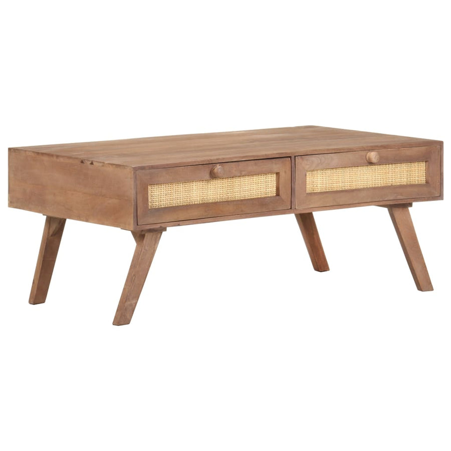 Salontafel 100x60x40 cm massief mangohout