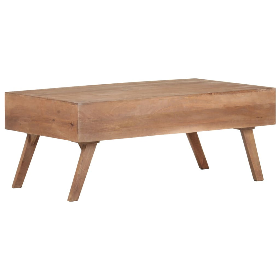 Salontafel 100x60x40 cm massief mangohout