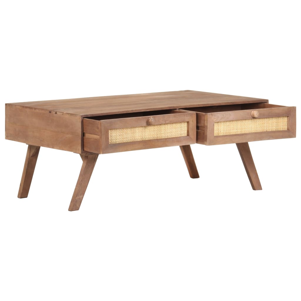 Salontafel 100x60x40 cm massief mangohout