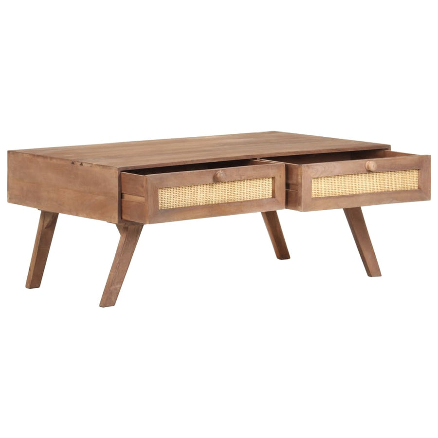 Salontafel 100x60x40 cm massief mangohout