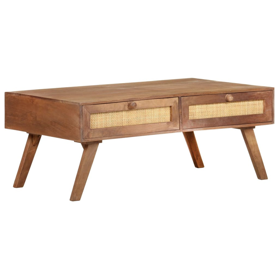 Salontafel 100x60x40 cm massief mangohout