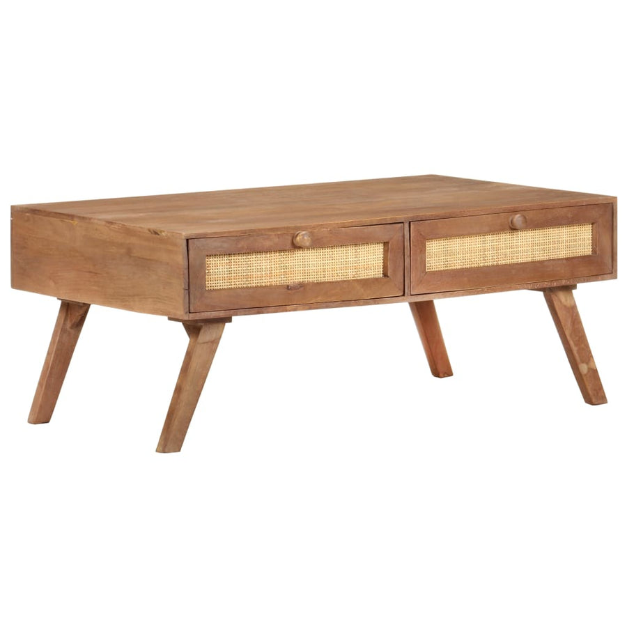 Salontafel 100x60x40 cm massief mangohout