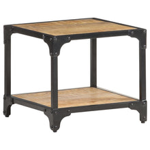 Salontafel 40x40x36 cm massief ruw mangohout