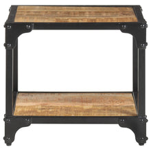 Salontafel 40x40x36 cm massief ruw mangohout