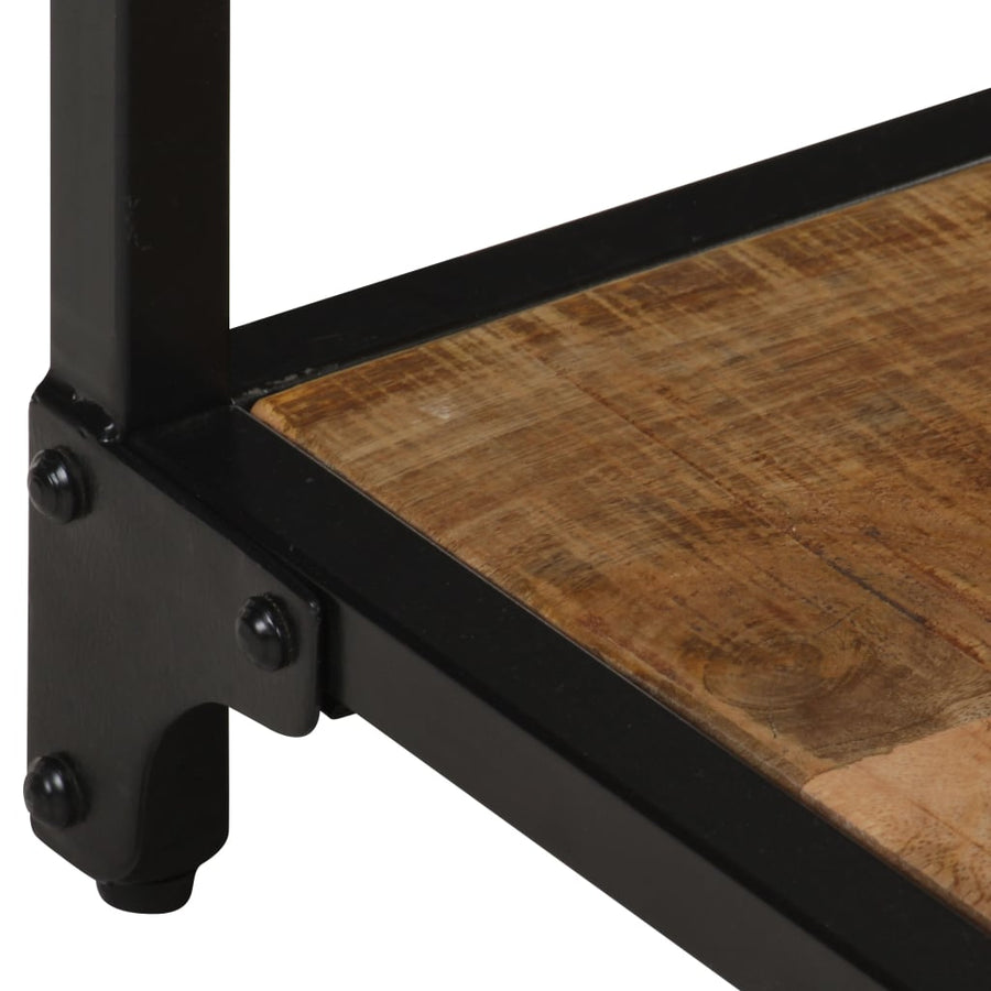 Salontafel 40x40x36 cm massief ruw mangohout