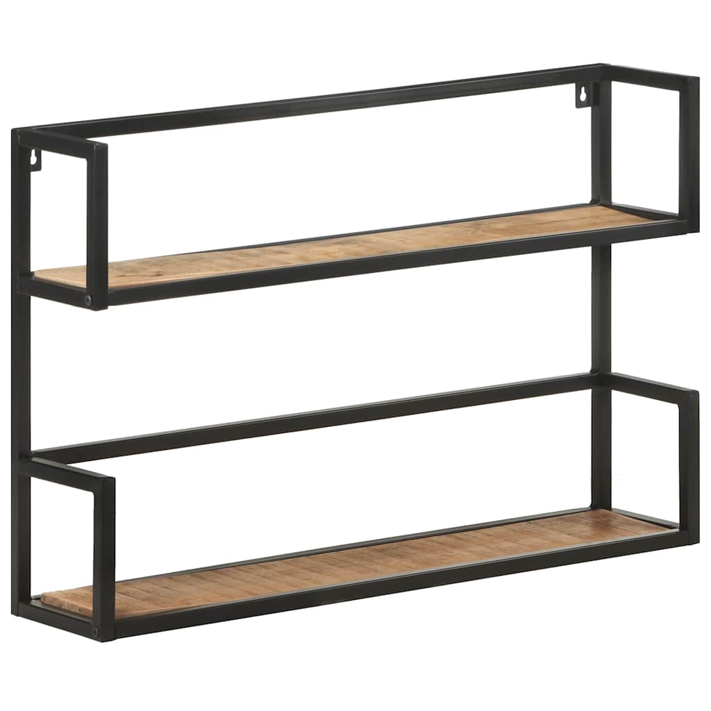 Wandrek 80X20X60 Cm Ruw Mangohout 90 x 20 x 60 cm