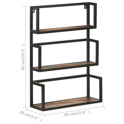 Wandrek 60X20X85 Cm Massief Gerecycled Hout 60 x 20 x 85 cm