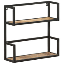 Wandrek 60x20x60 cm ruw mangohout