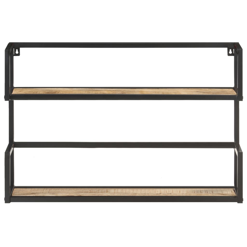Wandrek 60x20x60 cm ruw mangohout