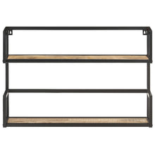 Wandrek 60x20x60 cm ruw mangohout