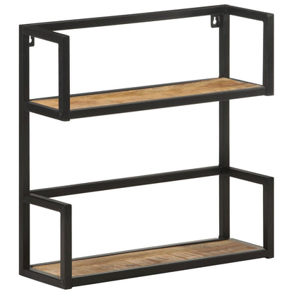 Wandrek 60x20x60 cm ruw mangohout