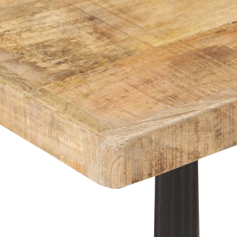 Bistrotafel 60x60x77 cm Ruw mangohout 4 legs Vierkant