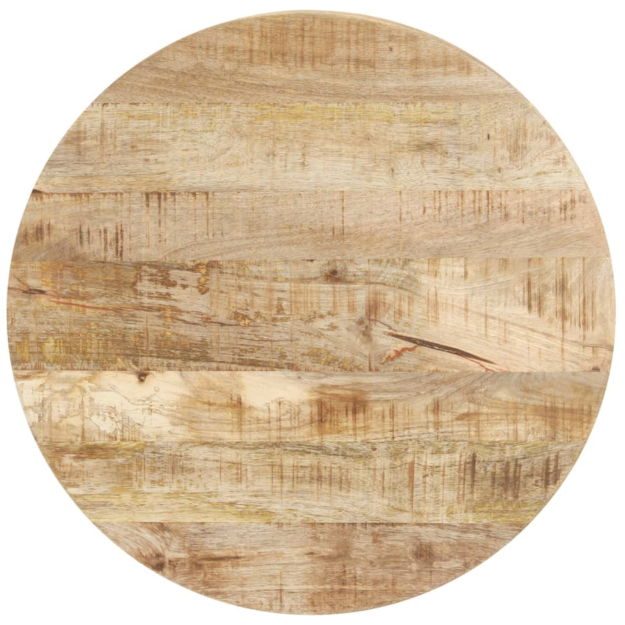 Bistrotafel Ø 60X76 Cm Ruw Mangohout 4 legs Rond