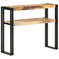 Wandtafel 90x30x75 cm ruw mangohout