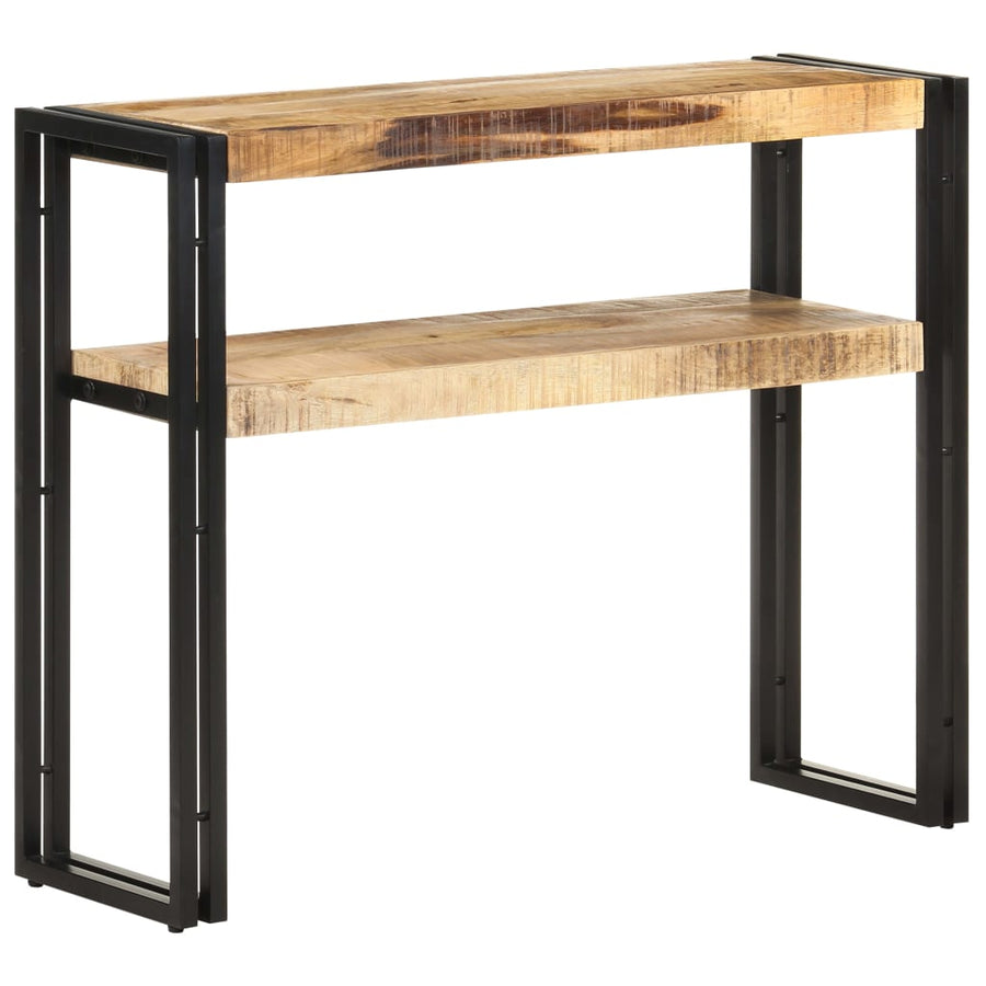 Wandtafel 90 x 30 x 75 cm Ruw mangohout