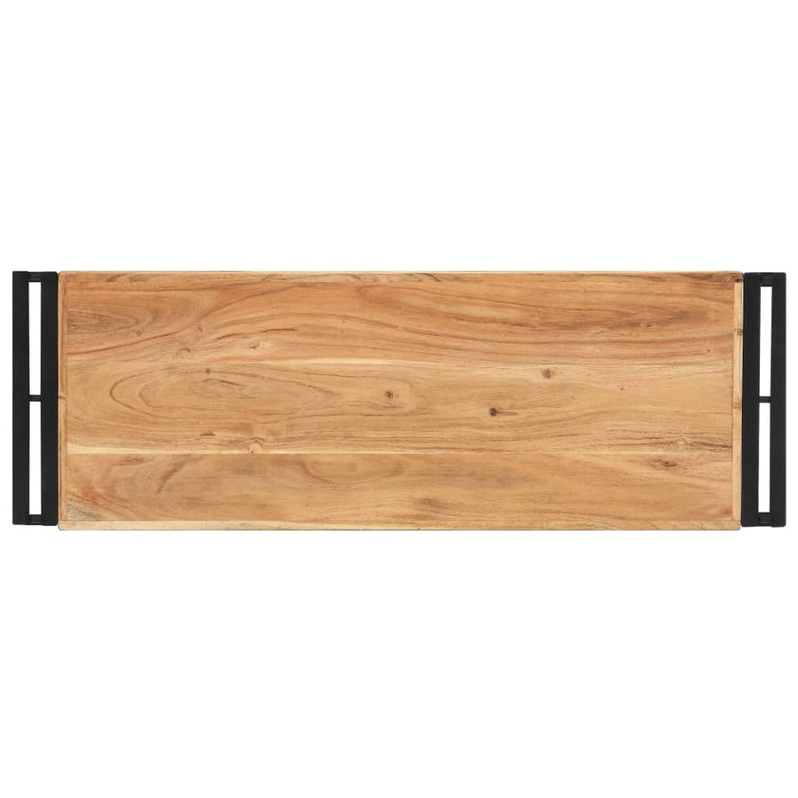 Wandtafel 90 x 30 x 75 cm Massief acaciahout