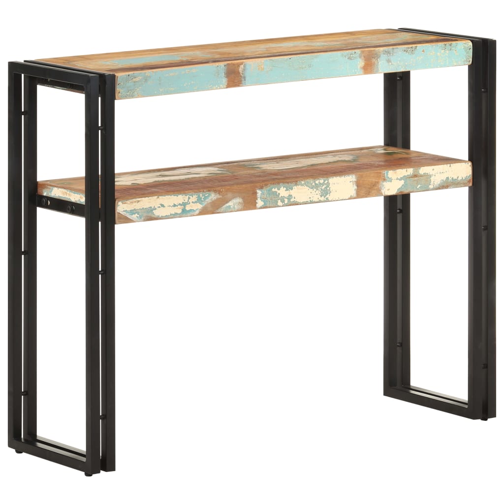 Wandtafel 90X30X75 Cm Massief Gerecycled Hout 90 x 30 x 75 cm