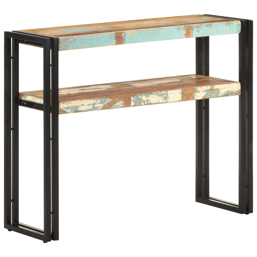 Wandtafel 90X30X75 Cm Massief Gerecycled Hout 90 x 30 x 75 cm