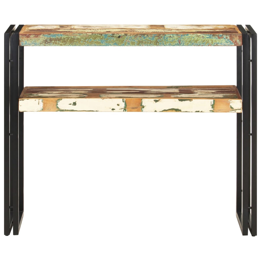 Wandtafel 90X30X75 Cm Massief Gerecycled Hout 90 x 30 x 75 cm