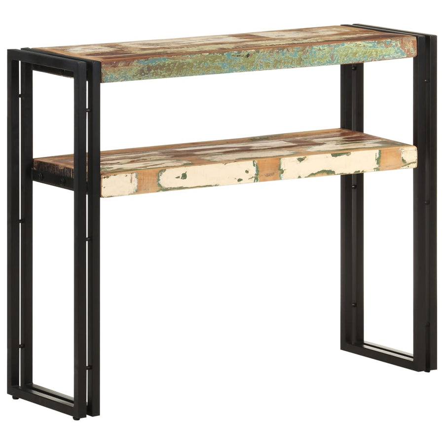 Wandtafel 90X30X75 Cm Massief Gerecycled Hout 90 x 30 x 75 cm
