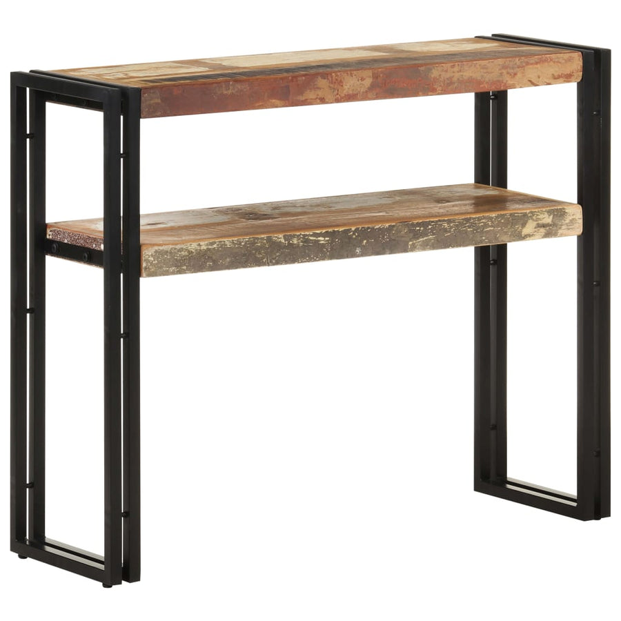 Wandtafel 90X30X75 Cm Massief Gerecycled Hout 90 x 30 x 75 cm