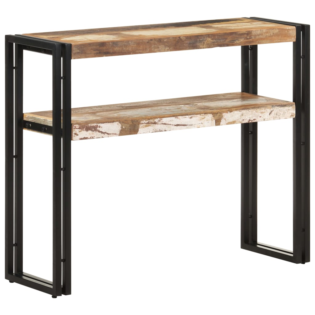 Wandtafel 90X30X75 Cm Massief Gerecycled Hout 90 x 30 x 75 cm