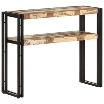Wandtafel 90X30X75 Cm Massief Gerecycled Hout 90 x 30 x 75 cm