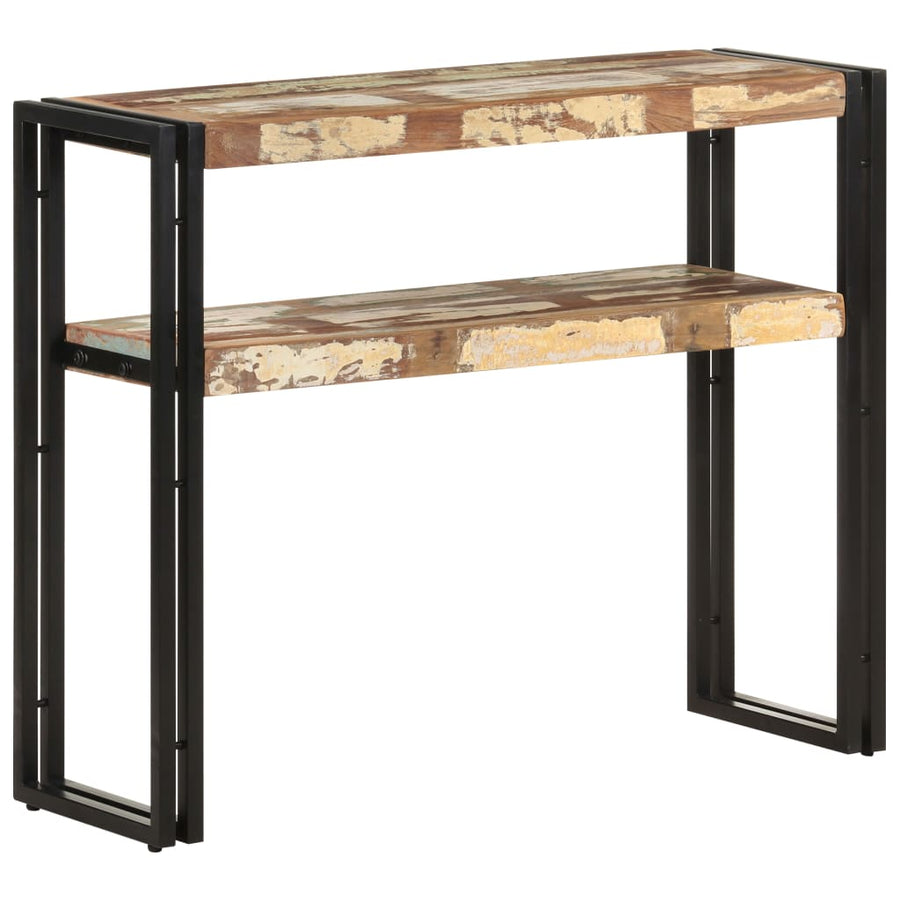 Wandtafel 90X30X75 Cm Massief Gerecycled Hout 90 x 30 x 75 cm