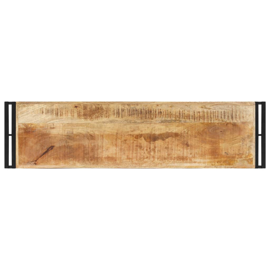 Wandtafel 120 x 30 x 75 cm Ruw mangohout