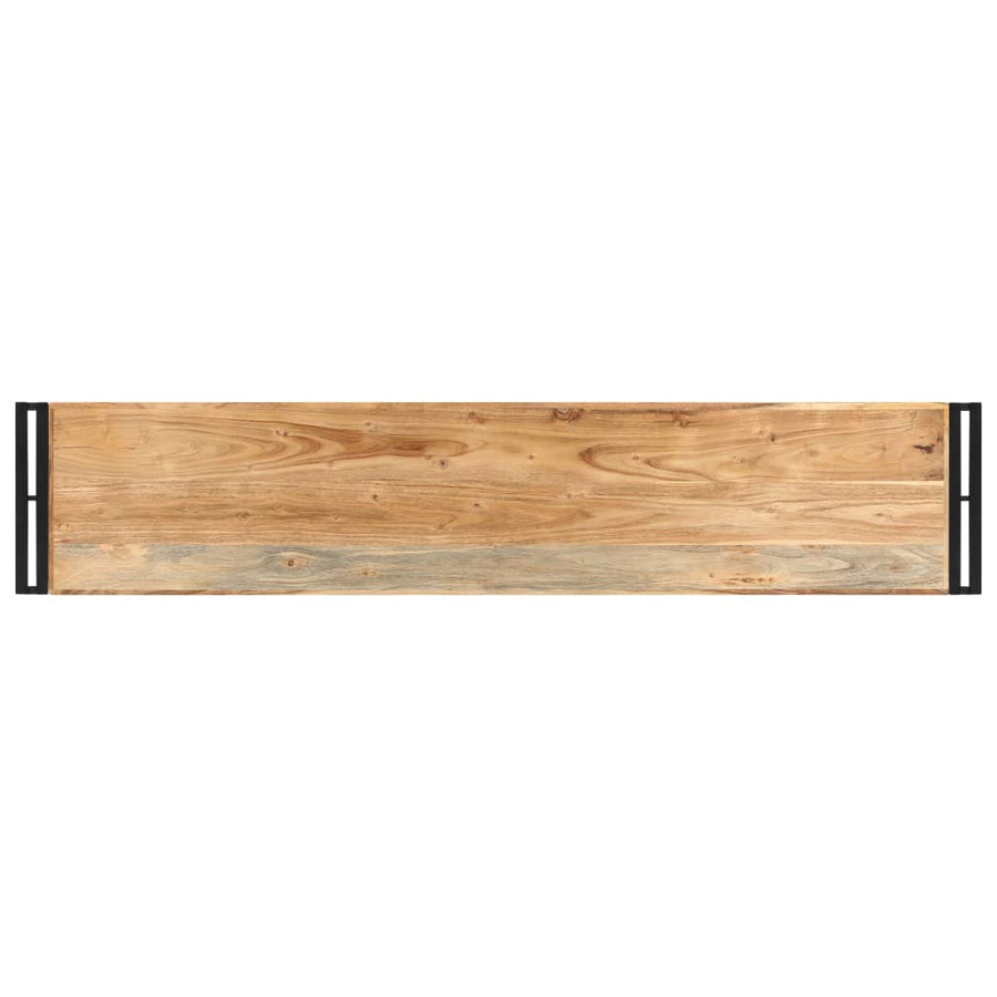 Wandtafel 150 x 30 x 75 cm Massief acaciahout