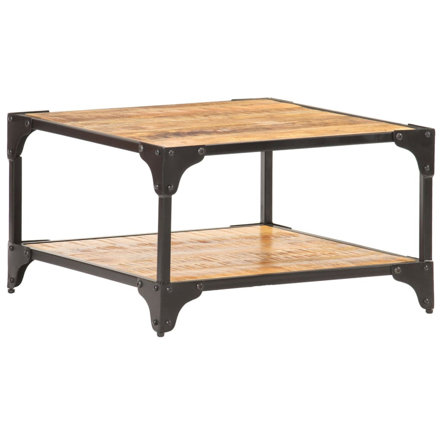Salontafel 60x60x35 cm massief mangohout 60 x 60 x 35 cm massief mangohout