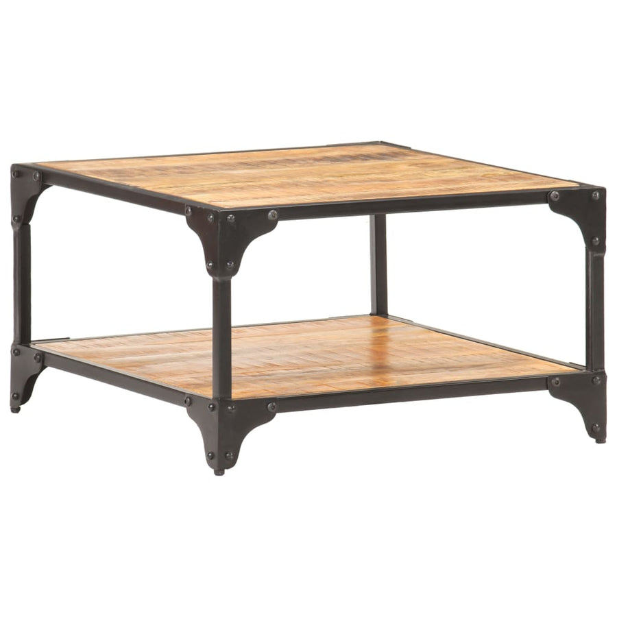 Salontafel 60x60x35 cm massief mangohout 60 x 60 x 35 cm massief mangohout
