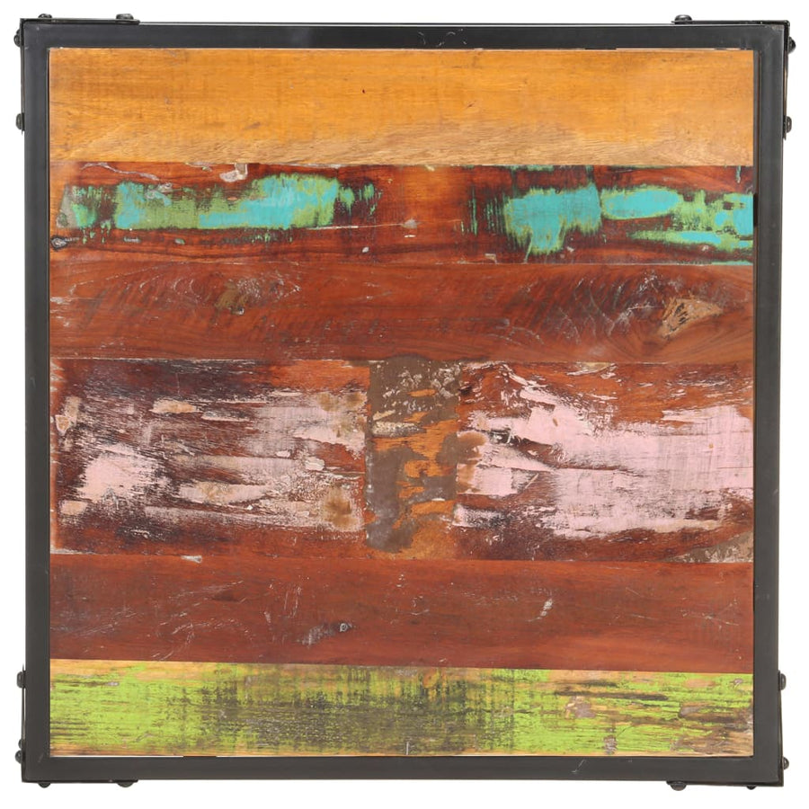Salontafel 60x60x35 cm massief gerecycled hout 60 x 60 x 35 cm massief gerecycled hout