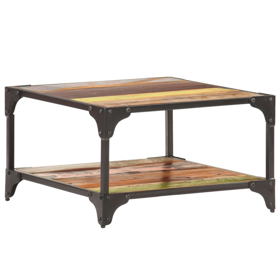 Salontafel 60x60x35 cm massief gerecycled hout 60 x 60 x 35 cm massief gerecycled hout