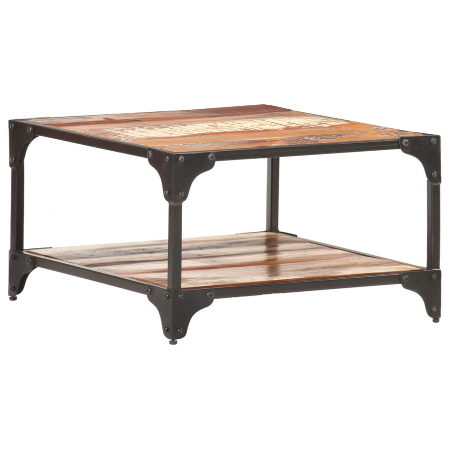 Salontafel 60x60x35 cm massief gerecycled hout 60 x 60 x 35 cm massief gerecycled hout