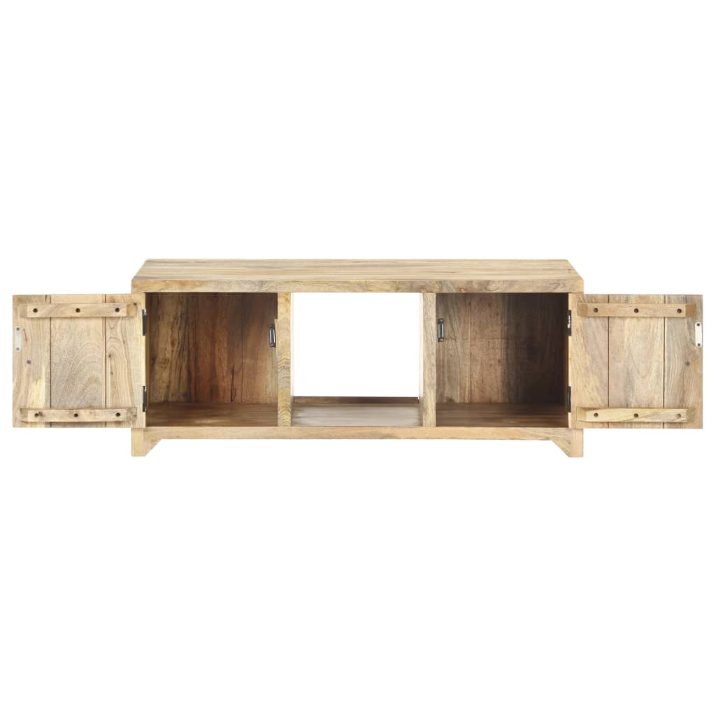 Salontafel 90X50X35 Cm Massief Mangohout